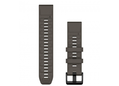 QuickFit 22 Watch Bands PEBBLE GRAY SILICONE 010-14559-00